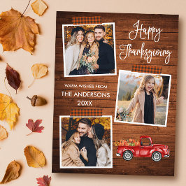 Thanksgiving voor kalligrafie geplaveide tapechant feestdagenkaart