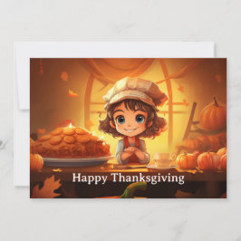 Thanksgiving voor kinderen 23 feestdagenkaart