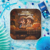 Thanksgiving voor kinderen 24 papieren bordje (Feest)