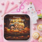 Thanksgiving voor kinderen 25 papieren bordje (Feest)