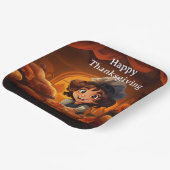 Thanksgiving voor kinderen 26 papieren bordje (Gebogen)