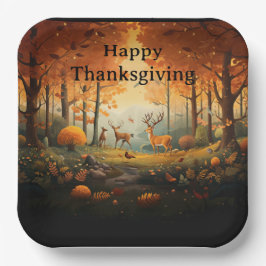 Thanksgiving voor kinderen 29 papieren bordje