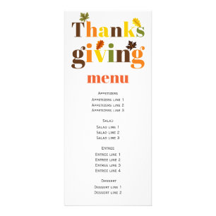 Thanksgiving voor kleurrijke typografie reclamekaart