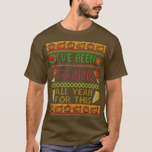 Thanksgiving voor mannen, Ugly Sweater Design Wome T-shirt