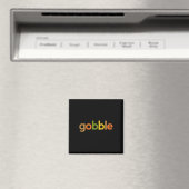 Thanksgiving voor Mannen Vrouwen Gobble Herfst Tur Magneet (Insitu (Vaatwasser))