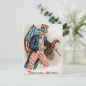 Thanksgiving voor oom Sam Briefkaart (Staand voorkant)