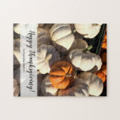 Thanksgiving voor persoonlijke fotografie van boer legpuzzel (Horizontaal)