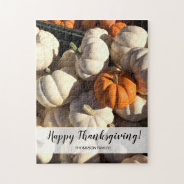 Thanksgiving voor persoonlijke fotografie van boer legpuzzel