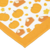 Thanksgiving voor vakantieseizoen Halloween Pumpki Tafelkleed (Gekanteld)