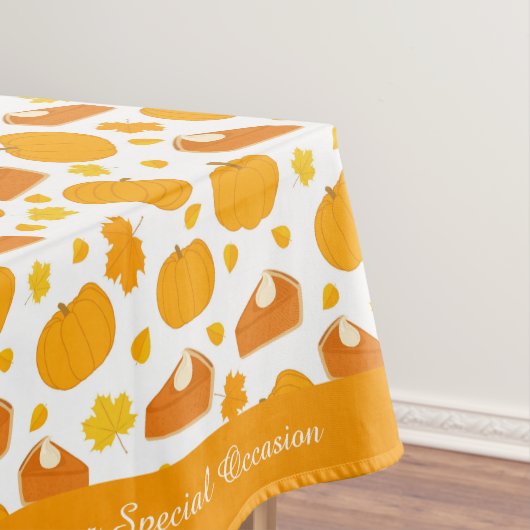 Thanksgiving voor vakantieseizoen Halloween Pumpki Tafelkleed (Voorbeeld)