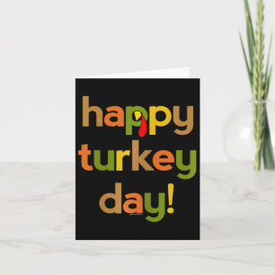 Thanksgiving voor vrouwen Haar gelukkige Turkse He Kaart
