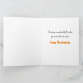 Thanksgiving-vouwgroetkaart Kaart (Binnen)