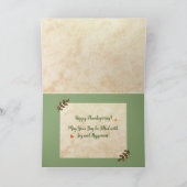 Thanksgiving Vouwkaart Kaart (Binnen)