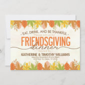 Thanksgiving - vriendschap met vakantie turkije kaart (Voorkant)