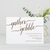 Thanksgiving/vriendschappelijke weergave voor verz kaart (Staand voorkant)