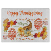 Thanksgiving Vriendschappen Herfst | Snijplank (Voorkant)