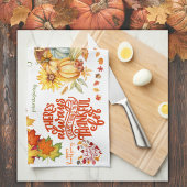 Thanksgiving Vriendschappen Herfst | Theedoek