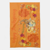 Thanksgiving Vriendschapsviering Herfst in het sin Theedoek (Verticaal)