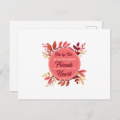 Thanksgiving - Vriendschapsvriendschap - Herfst - Briefkaart (Voorkant / Achterkant)