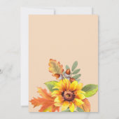 Thanksgiving Vriendsgiving Diner Party sjabloon Kaart (Achterkant)