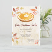 Thanksgiving Vriendsgiving Uitnodiging (Staand voorkant)