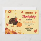 Thanksgiving Vrije uitnodiging (Voorkant)