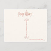  Thanksgiving vrouw en Turkije Briefkaart (Achterkant)