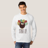 Thanksgiving vulling spelen op woorden t-shirt (Voorkant volledig)