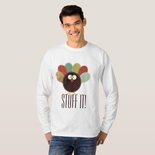 Thanksgiving vulling spelen op woorden t-shirt (Voorkant volledig)