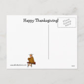 Thanksgiving "Waarom de Stilte?" Briefkaart (Achterkant)