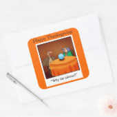 Thanksgiving "Waarom de Stilte?" Stickers (Envelop)
