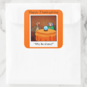 Thanksgiving "Waarom de Stilte?" Stickers (Tas)