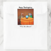 Thanksgiving "Waarom de Stilte?" Stickers (Tas)