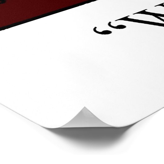 Thanksgiving "Waarom het zwijgen" Poster (Hoek)