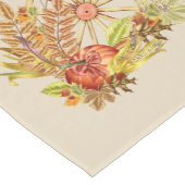 Thanksgiving wagon op Tan Medium Tafelloper (Hoek)