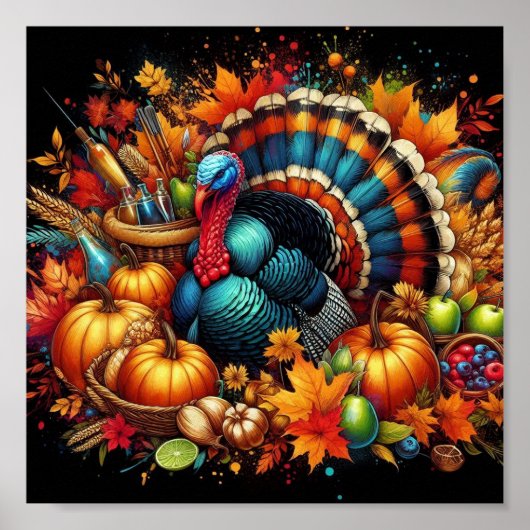 Thanksgiving Wall Art & Decor Posters (Voorkant)