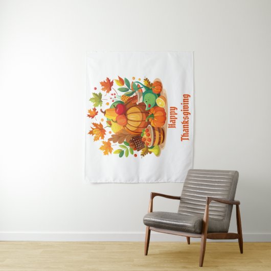 Thanksgiving Wandkleed (In situ)