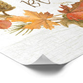 Thanksgiving Warm - Eenvoudig gezouten Poster (Hoek)
