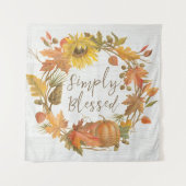 Thanksgiving Warm - Eenvoudig gezouten Wandkleed (Voorkant (horizontaal))