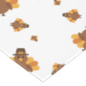 Thanksgiving warme kleuren Turkije Tafelkleed (Gekanteld)
