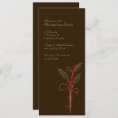 Thanksgiving warmteuitvindingen kaart (Voorkant / Achterkant)