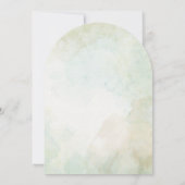 Thanksgiving Watercolor Leaves Fall Autumn Turkey Kaart (Achterkant)