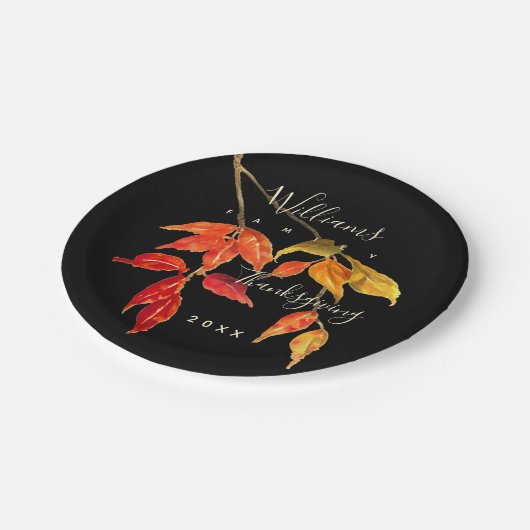 Thanksgiving Waterverf afneemt Bord papier (Gekanteld)