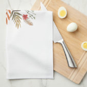 Thanksgiving WATERVERF HERFST FOLIAGE KITCHEN TOWE Theedoek (Quarter Fold)