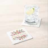 THANKSGIVING WATERVERF HERFST FOLIAGE PAPIER ONDER KARTONNEN ONDERZETTERS (Insitu)