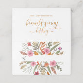 THANKSGIVING WATERVERF HERFST GEBLADERTE PLAATS KA PLAATSKAARTJE (Buitenkant ongevouwen)