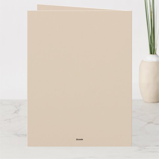 Thanksgiving-Waterverf Pompoen en Bloemen- Kaart (Achterkant)