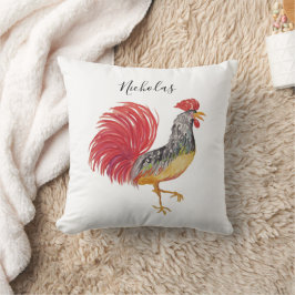 Thanksgiving Waterverf pompoenen gepersonaliseerd Kussen