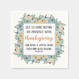 Thanksgiving Waterverf pompoenen Lijst Servet