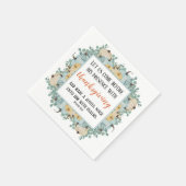 Thanksgiving Waterverf pompoenen Lijst Servet (Hoek)